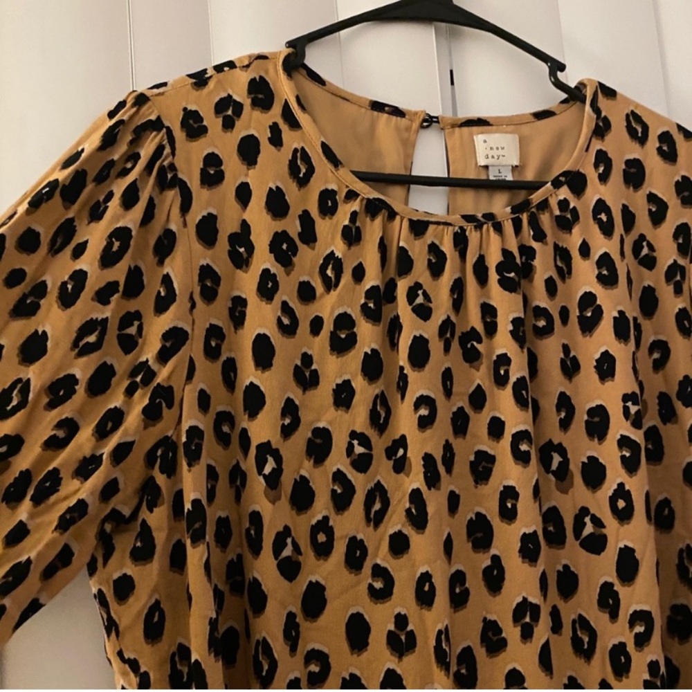 Cheetah midi dress
